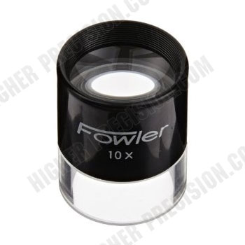 10X Fowler 52-660-003 Triplet Pocket Magnifier 15X and 20X Magnification 