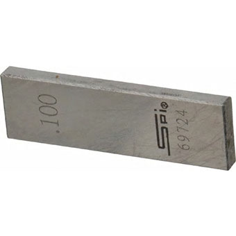 spi 12-641-7 individual rectangular steel gage block grade 0 03266343