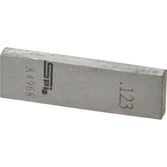 spi 12-673-0 individual rectangular steel gage block grade 0 03266665