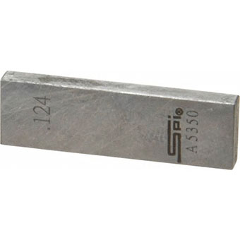 spi 12-674-8 individual rectangular steel gage block grade 0 03266673