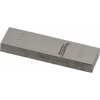 spi 12-685-4 individual rectangular steel gage block grade 0 03266780