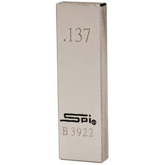 spi 12-687-0 individual rectangular steel gage block grade 0 03266806