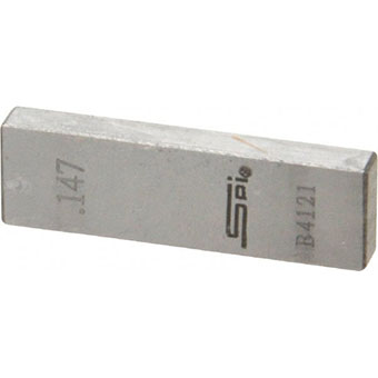 spi 12-697-9 individual rectangular steel gage block grade 0 03266905