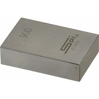 spi 12-715-9 individual rectangular steel gage block grade 0 03267085