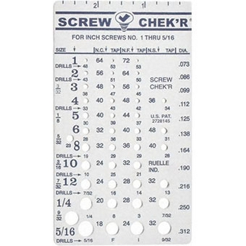 spi 13-342-1 screw checker gage 5/16 inch 06488019