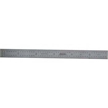 spi 13-860-2 flexible steel rule satin chrome finish inch 69745958