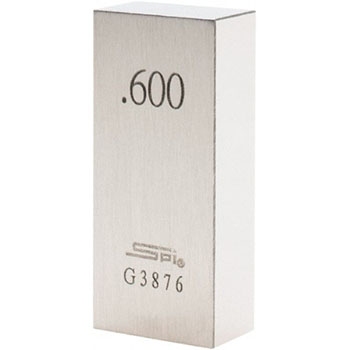 spi 15-078-9 individual rectangular steel gage block grade 0 87877445