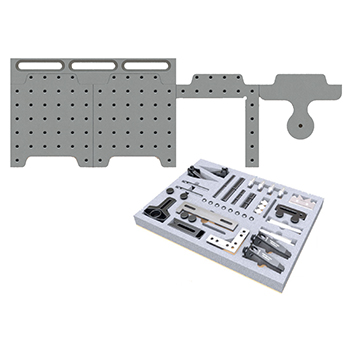 inspection arsenal sys05_dk12tr03 cmm bundled fixture system starter kit inch