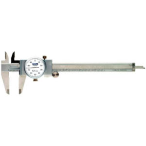 fowler 52-008-706 premium grade dial caliper 0-6" range with a white dial face