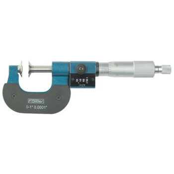 fowler 52-250-301-1 digit counter disc micrometer 0-1