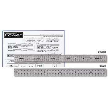 fowler 52-511-006 certified rule - flexible - inch