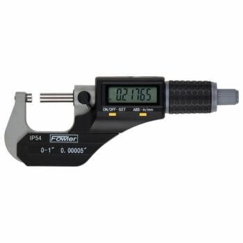 fowler 54-860-002-1 electronic ip54 micrometer range 1-2 inch 25-50mm