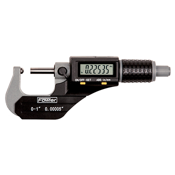 fowler 54-860-113-1 electronic ip54 ball anvil micrometers