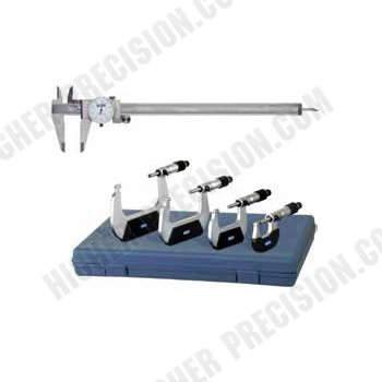 Fowler 52-229-007 Micrometer Set and Caliper Combination Set