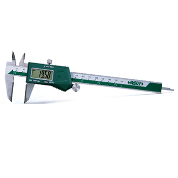 insize 1110-200a electronic caliper with carbide tipped jaws  