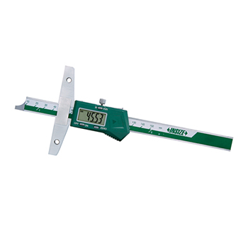 insize 1147-150 electronic depth gage with mounting holes for extension base