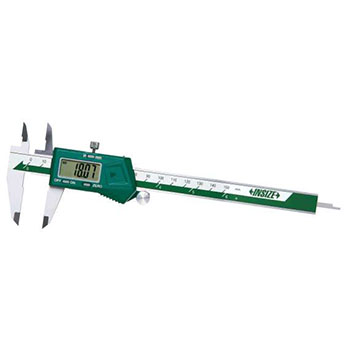 insize 1184-150a metric digital calipers with one direction upper jaws different jaw height