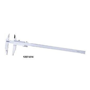 insize 1207-524 metric vernier calipers (solid type) od top jaws