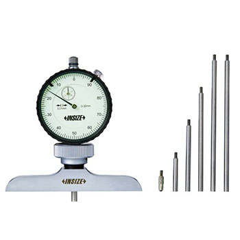 insize 2342-202 metric rod type dial depth gage