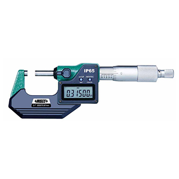 insize 3101-100e ip65 electronic outside micrometer