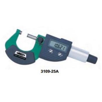 insize 3109-100a digital outside micrometer no data output
