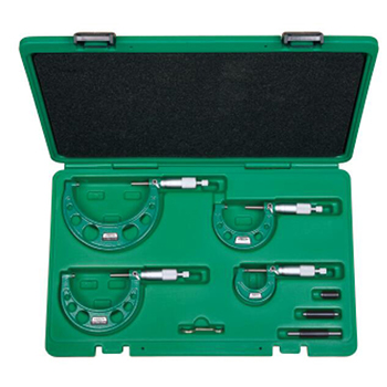 3203-44A INSIZE Outside Micrometer Set: 0-4 - Call 800-469-0132