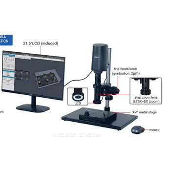 insize 5324-k210 large depth of field 3d measuring microscope