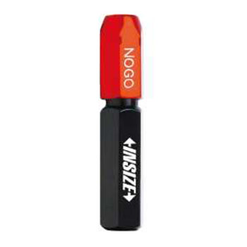 insize 7344-10R Metric Single End Pin Gage Handle Red Go: 12.95-14.71mm