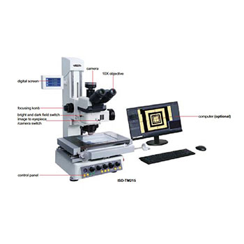 insize isd-tm-an high magnification toolmaker measuring microscope analyzer