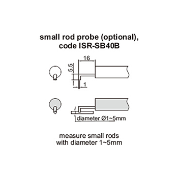 insize isr-sb40b small rod probe
