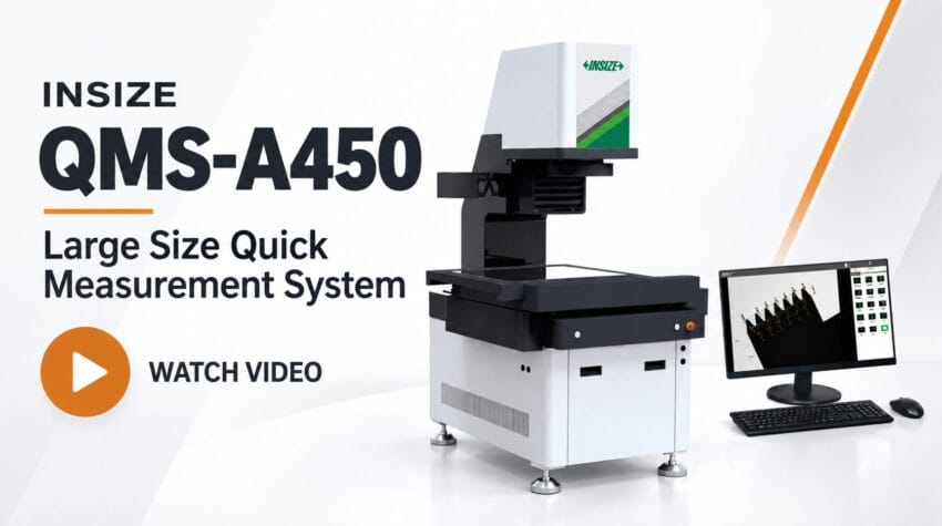 insize qms-a450 large size quick measurement system video