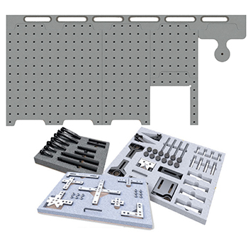 inspection arsenal sys20_dk30tr02 loc-n-load cmm bundle fixture system complete kit