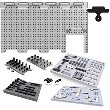 inspection arsenal sysm3_dk720tr01 metric loc-n-load cmm bundle fixture system works kit