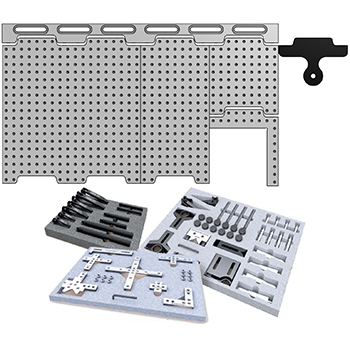 inspection arsenal sysm3_dk720tr02 metric loc-n-load cmm bundle fixture system complete kit