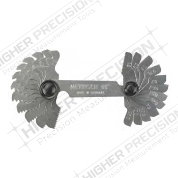 Fowler 52-485-018 Screw Pitch Gages Metric: 18 Blades