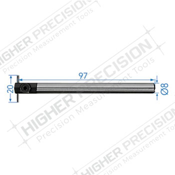 Fowler 54-194-942 2mm Measuring Insert Holder 97mm