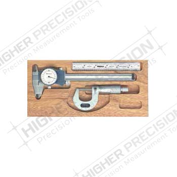 Mitutoyo 64PKA152 2-Piece Digimatic Tool Kit Measuring Set