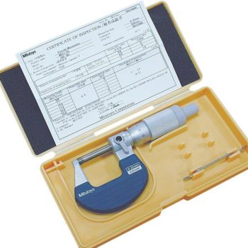 mitutoyo 102-707 ratchet thimble micrometer with new smoother action ratchet thimble