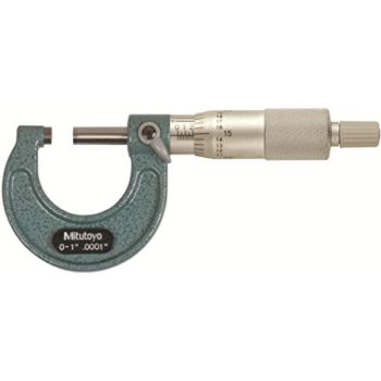 mitutoyo 103-131 outside micrometer with ratchet stop