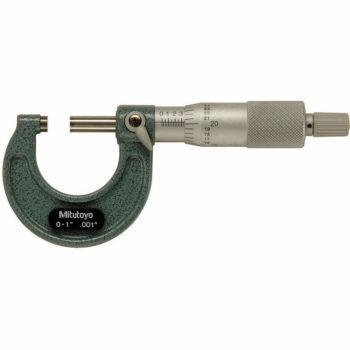 mitutoyo 103-177 outside micrometer with ratchet stop