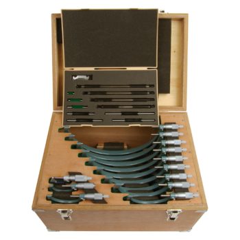 mitutoyo 103-908-40 outside micrometer set with ratchet stop