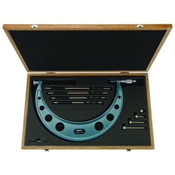mitutoyo 104-141a outside micrometer with interchangeable anvils