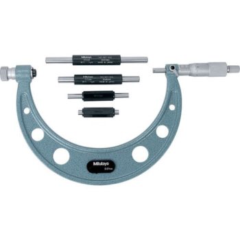 mitutoyo 104-161a outside micrometer with interchangeable anvils