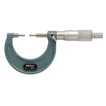 mitutoyo 111-166 spline micrometer with type a anvils