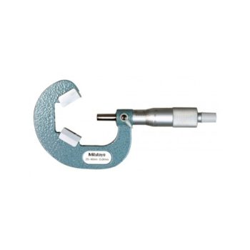 mitutoyo 114-103 v anvil micrometer for 3 flutes cutting head