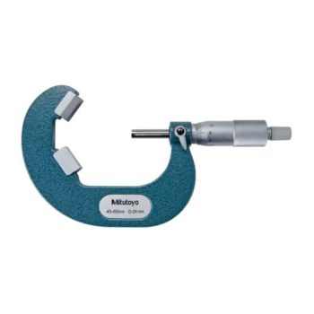 mitutoyo 114-122 v anvil micrometer for 5 flutes cutting head