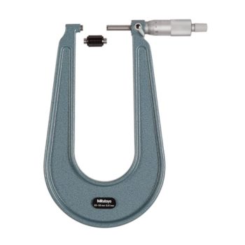 mitutoyo 118-110 sheet metal micrometer deep throat micrometer