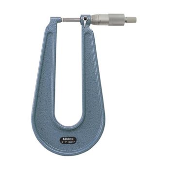 mitutoyo 118-129 sheet metal micrometer deep throat micrometer