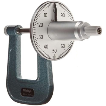 mitutoyo 119-202 dial reading model sheet metal micrometer