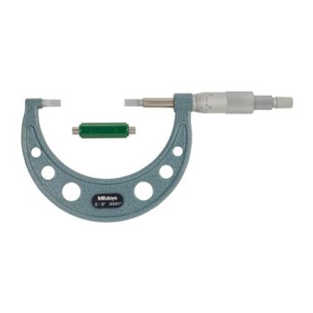 mitutoyo 122-127-10 blade micrometer with non rotating spindle